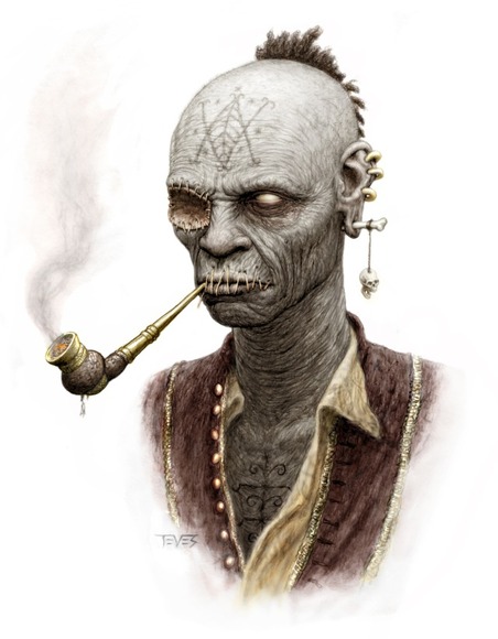 Stranger Tides Zombie Concept Art 1