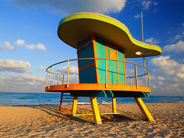 Art Deco Lifeguard Stand - Miami