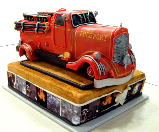 Firetruck Cake