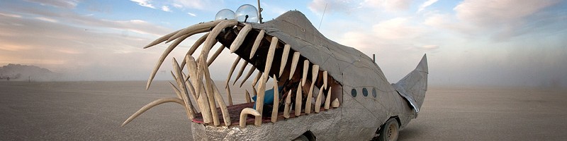 Toothy Car at Burning Man 2011