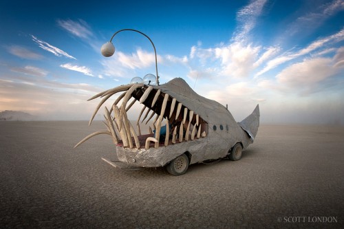 Toothy Car at Burning Man 2011